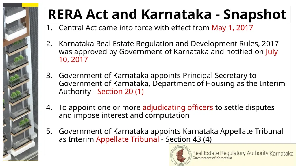 The Real Estate (Regulation and Development) Act, - slide 7 of 29
