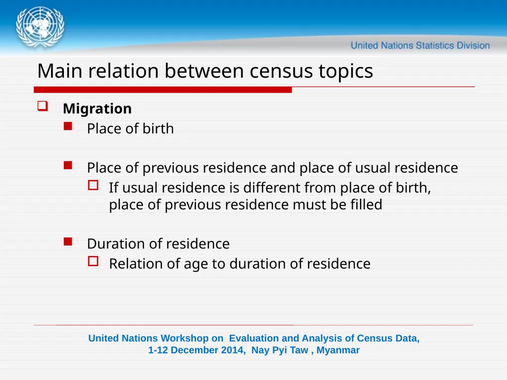 DATA VALIDATION-II Consistency check Objectives - slide 16 of 18