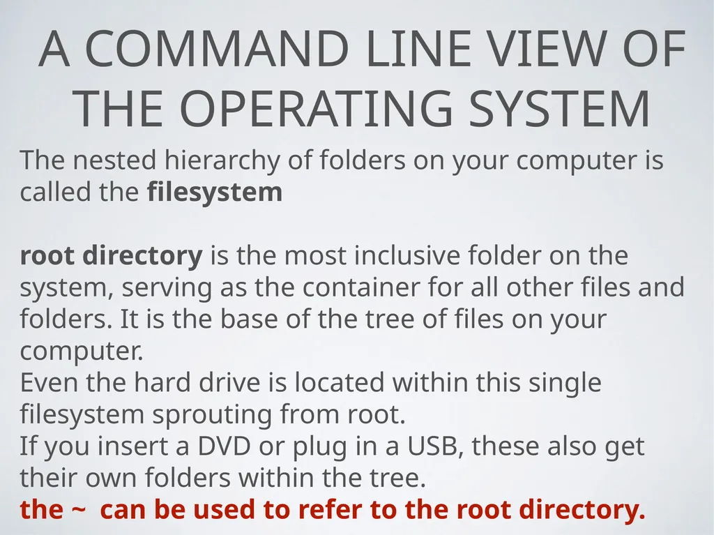Command line Shells Georges Khazen Command line: - slide 16 of 29