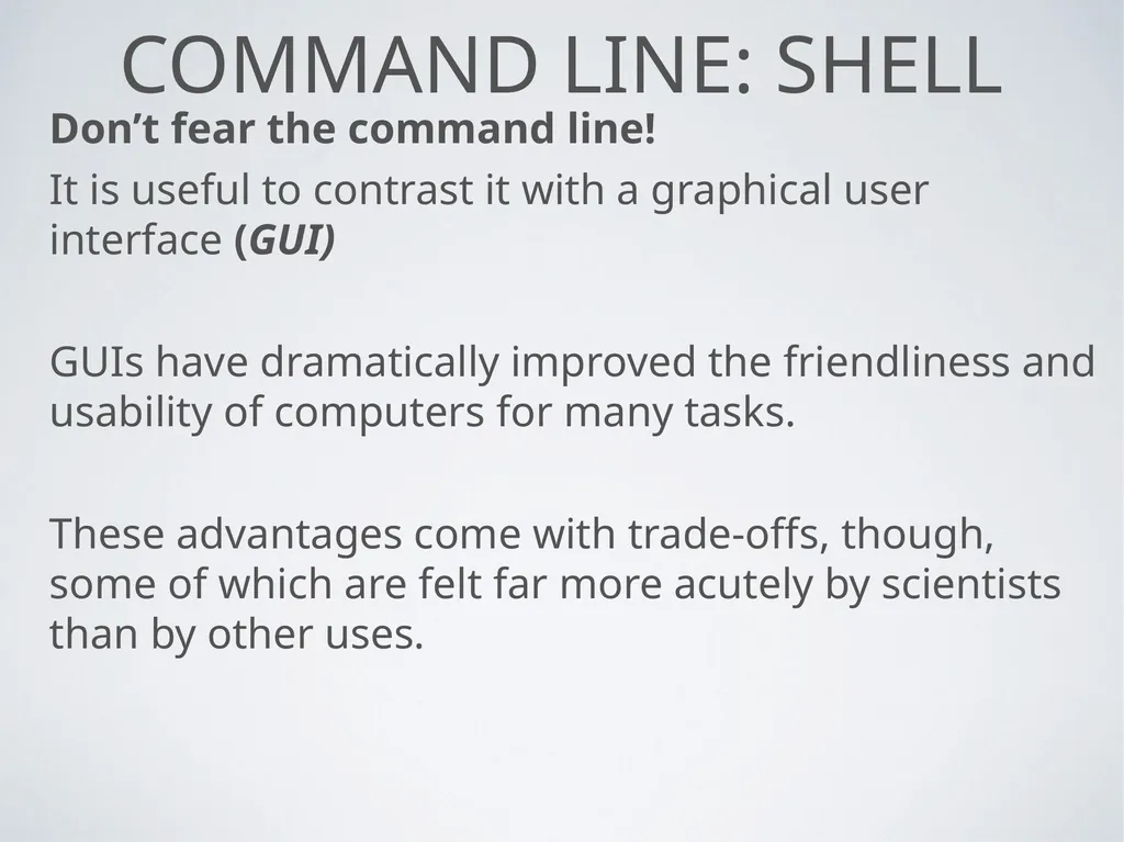 Command line Shells Georges Khazen Command line: - slide 3 of 29
