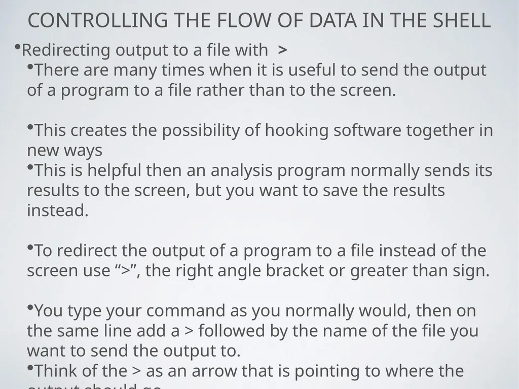 Command line Shells Georges Khazen Command line: - slide 21 of 29