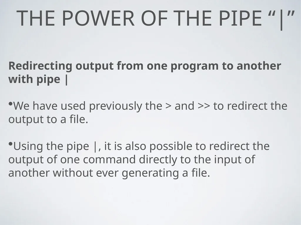 Command line Shells Georges Khazen Command line: - slide 25 of 29