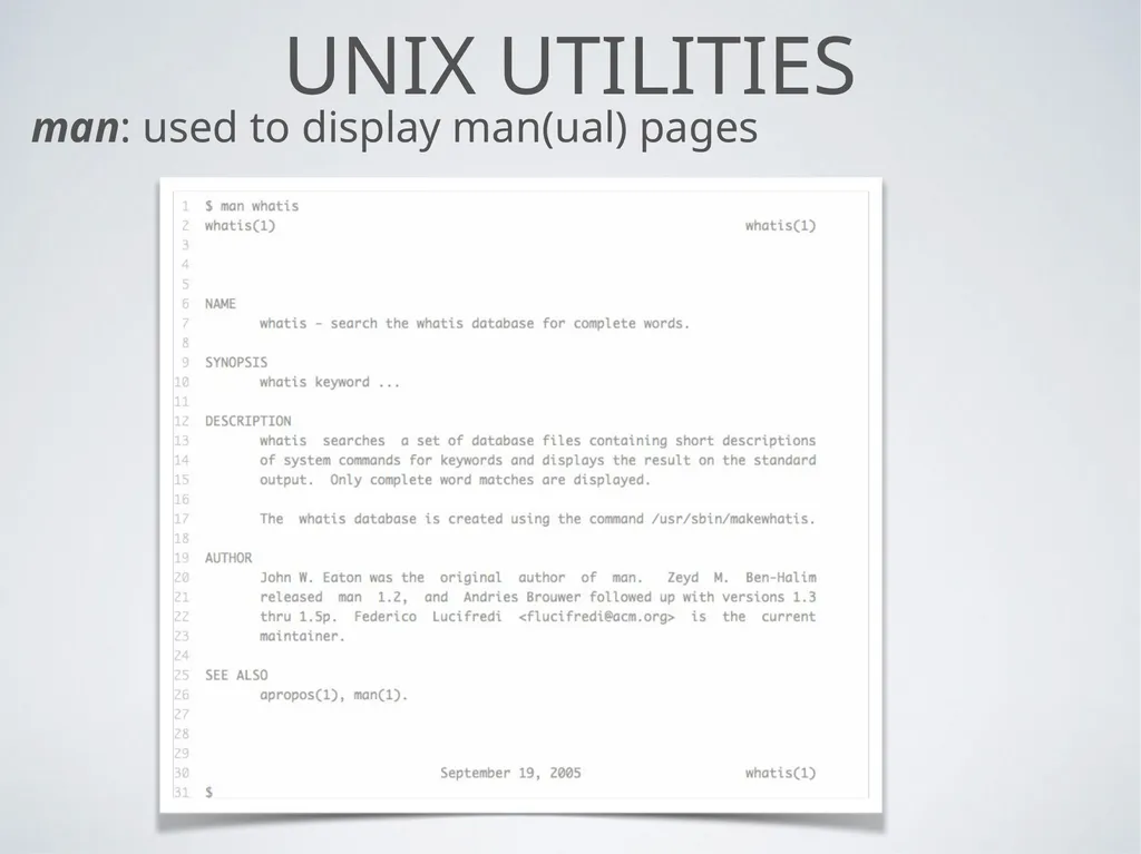 Command line Shells Georges Khazen Command line: - slide 12 of 29