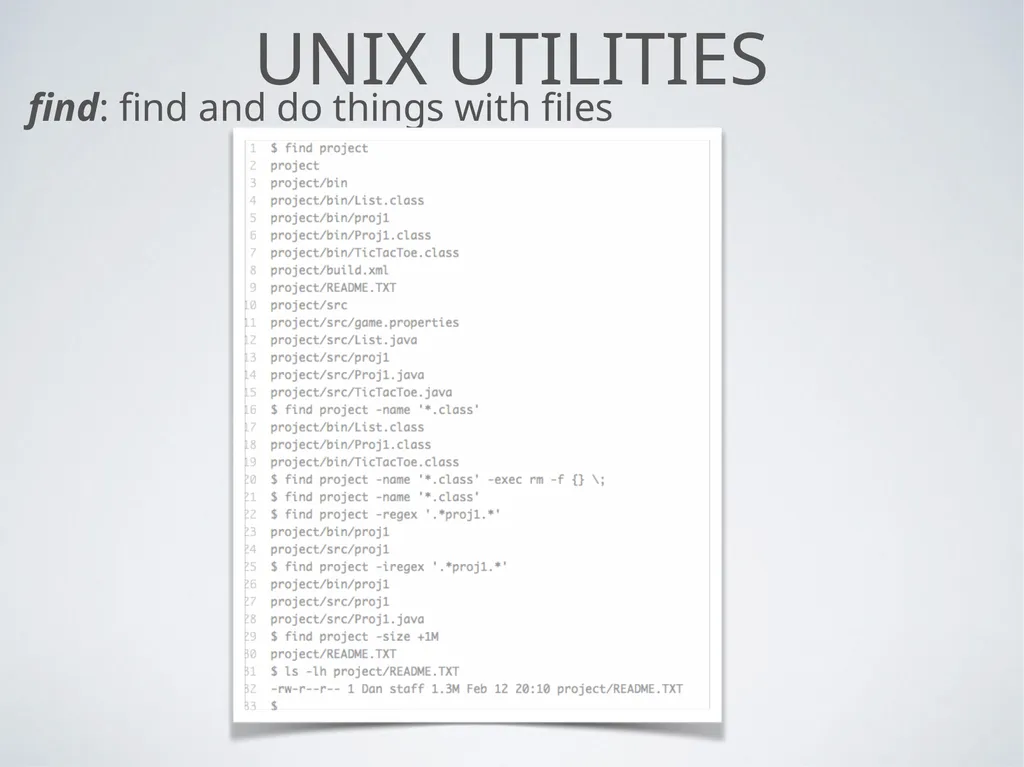 Command line Shells Georges Khazen Command line: - slide 14 of 29