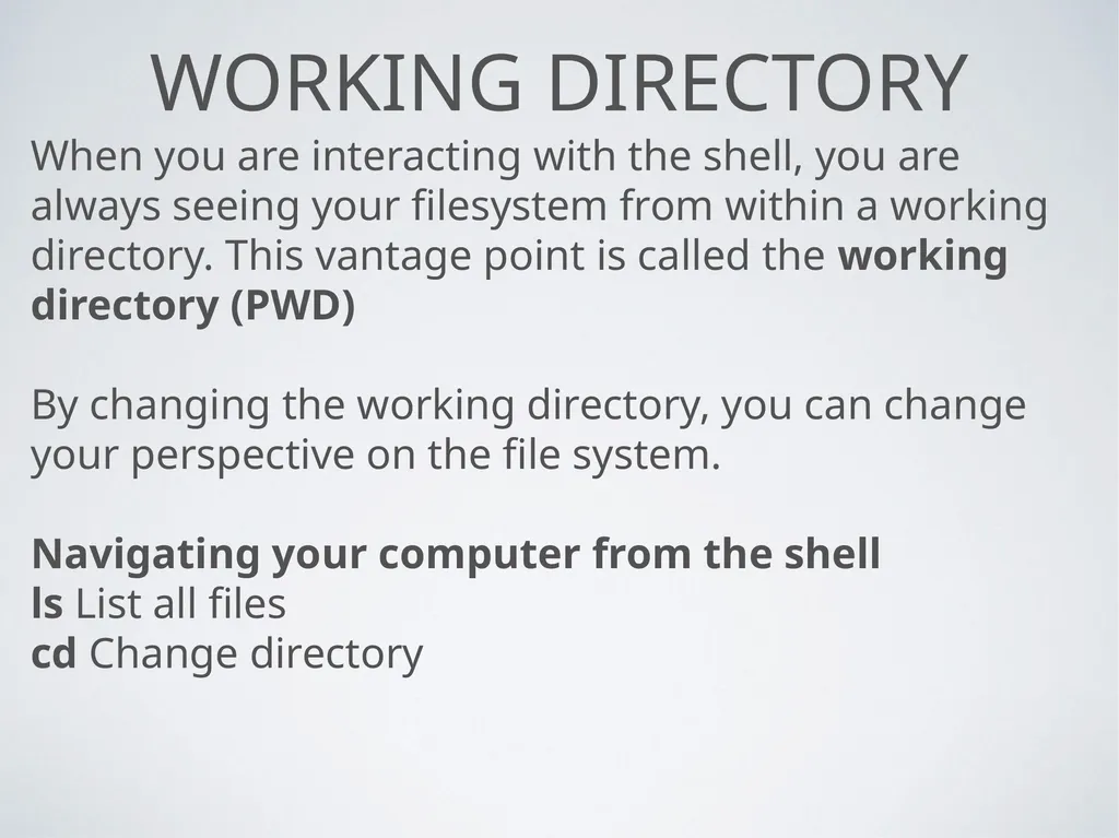 Command line Shells Georges Khazen Command line: - slide 20 of 29