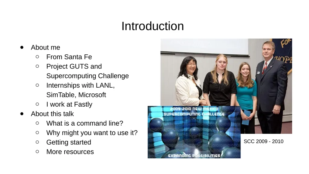 Introduction to the Command Line Talking Directly - slide 2 of 20