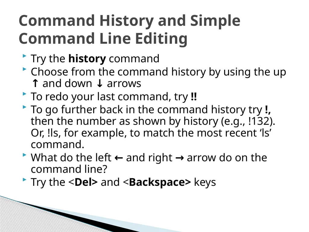 Introduction to Linux Robert Putnam Research - slide 19 of 49