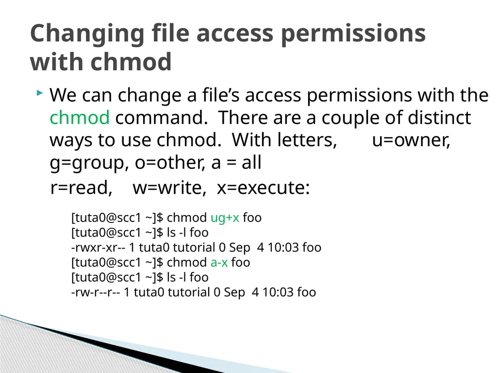 Introduction to Linux Robert Putnam Research - slide 35 of 49