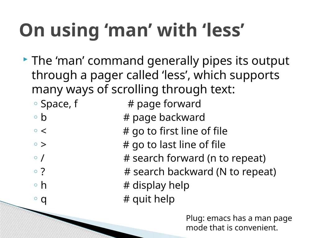 Introduction to Linux Robert Putnam Research - slide 21 of 49