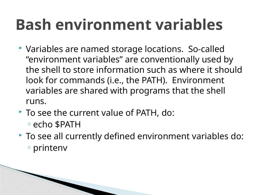 Introduction to Linux Robert Putnam Research - slide 17 of 49