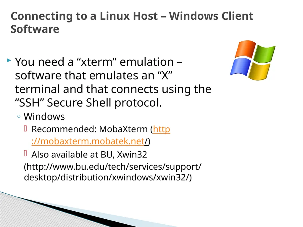 Introduction to Linux Robert Putnam Research - slide 11 of 49