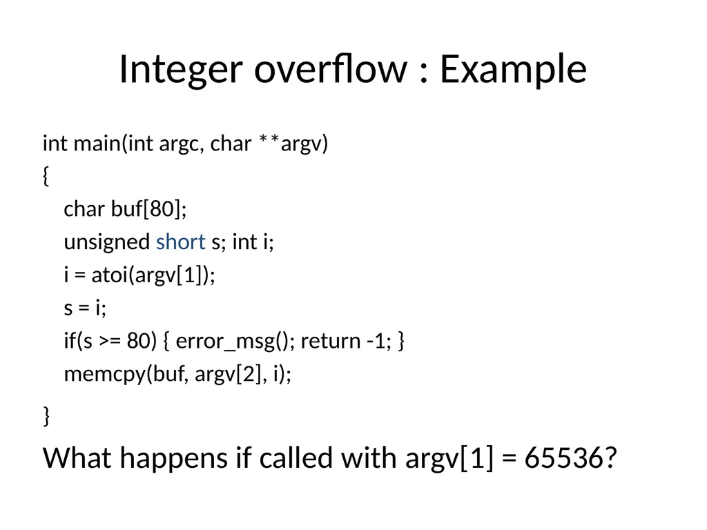 Control hijacking attacks Attacker’s goal: Take - slide 14 of 23