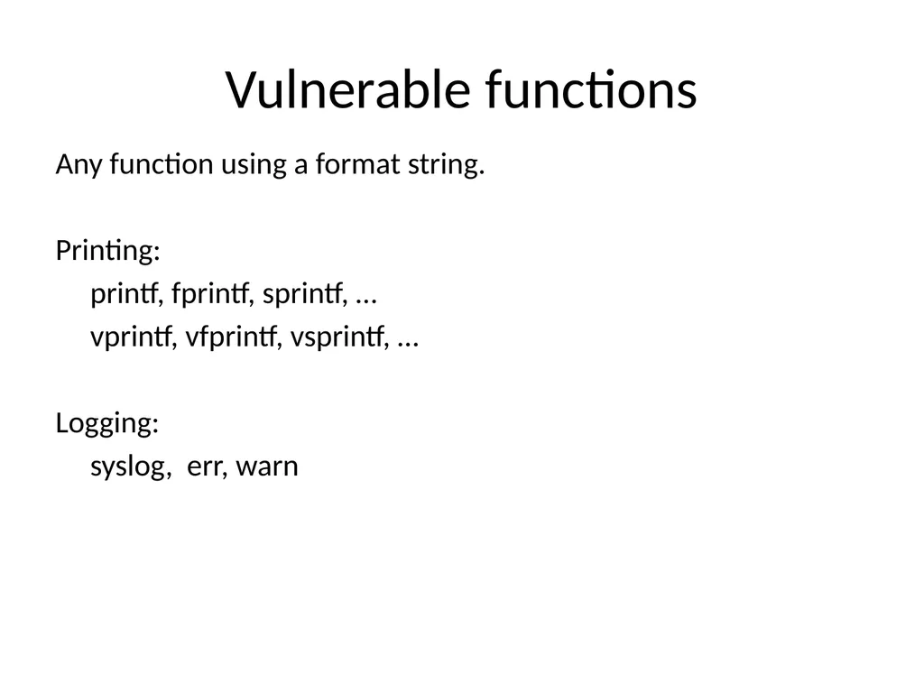 Control hijacking attacks Attacker’s goal: Take - slide 21 of 23