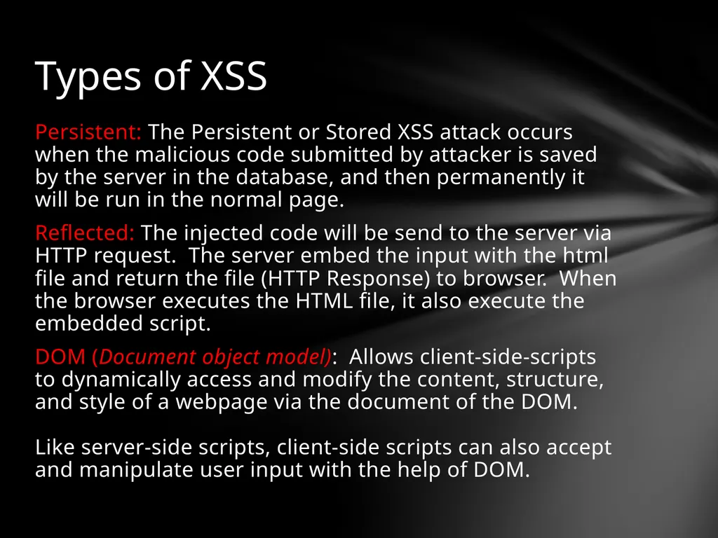 By Collin Donaldson Hack Attack Series: Basic XSS - slide 4 of 10