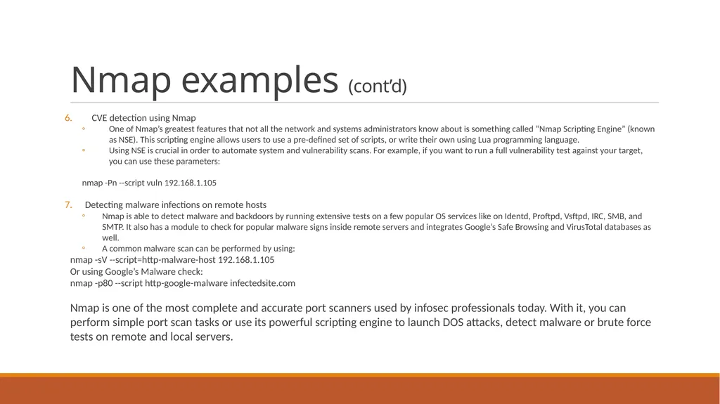 Network attacks - slide 19 of 20