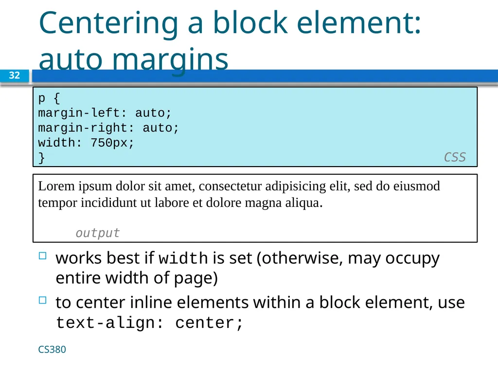<link href="filename" type="text/css" - slide 32 of 32