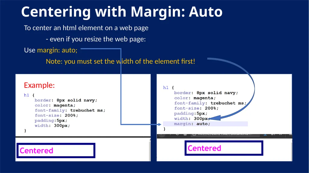 Padding and Margins With CSS padding margin - slide 6 of 7