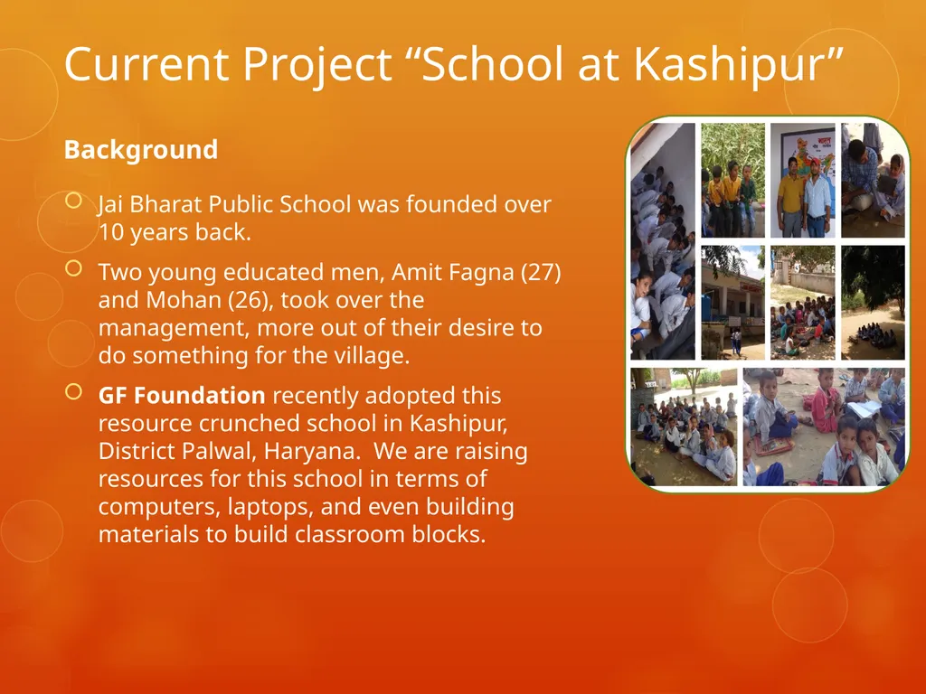 GLOBAL FIGHTERS FOUNDATION Introduction Formed in - slide 5 of 10