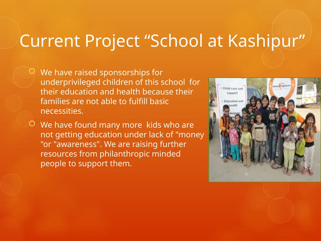 GLOBAL FIGHTERS FOUNDATION Introduction Formed in - slide 7 of 10