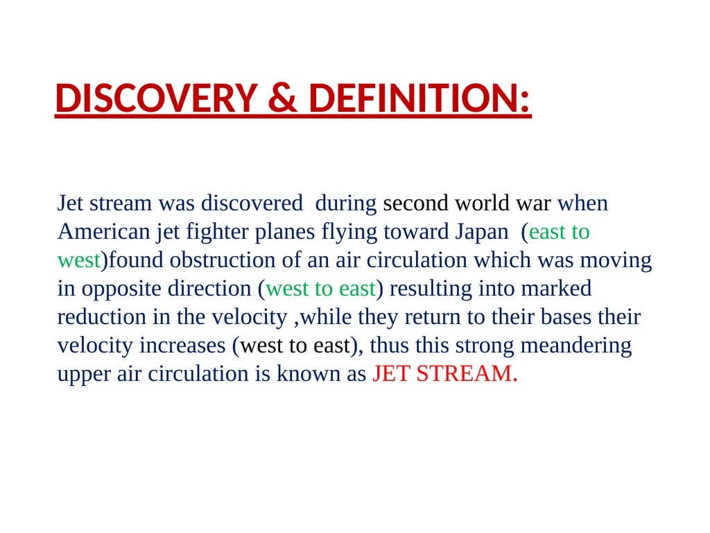 JET STREAM PRESENTED BY: SOHINUR RAHMAN SHAHANUR - slide 4 of 12