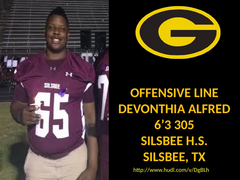 OFFENSIVE LINE TERRY BOYD 6-2 289 HINDS C.C. - slide 5 of 24
