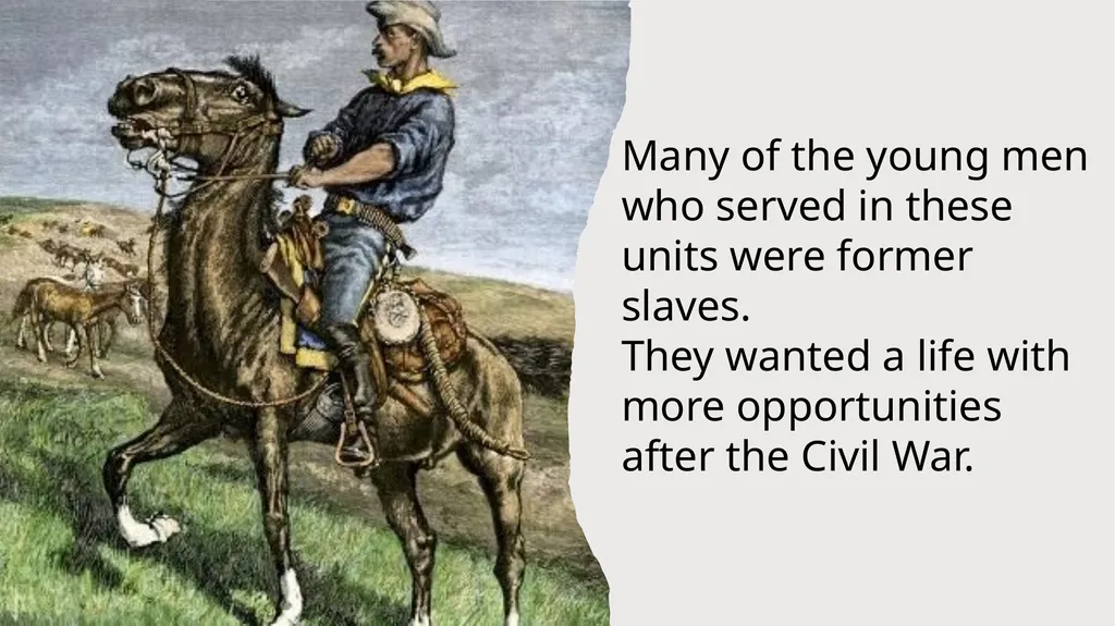 Who Were the Buffalo Soldiers? When the Civil War - slide 7 of 16