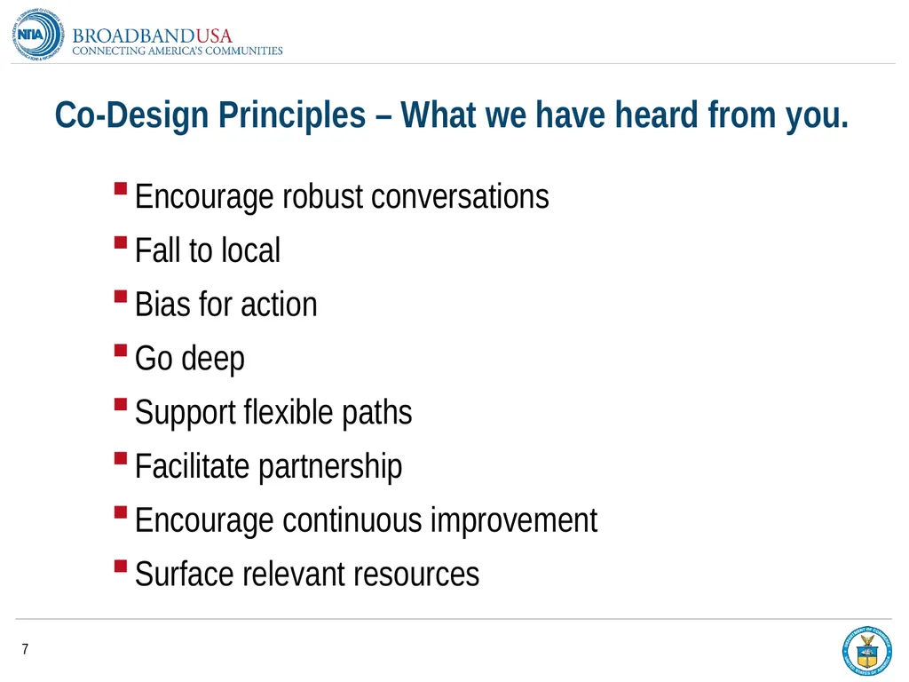 BroadbandUSA Connectivity Assessment Tool - - slide 7 of 19