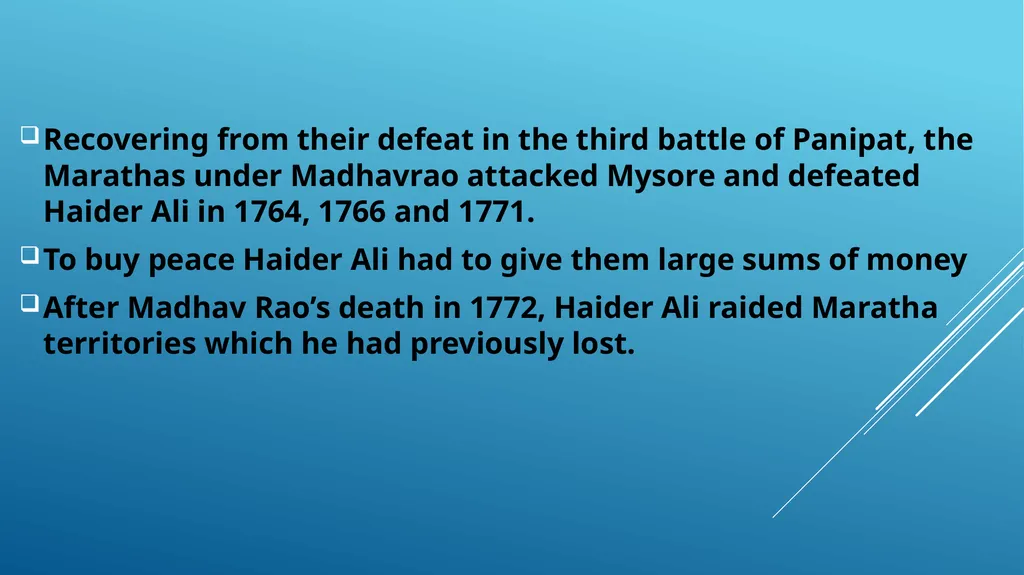 TIPU SULTAN (1750-1799) After the decline of - slide 4 of 9