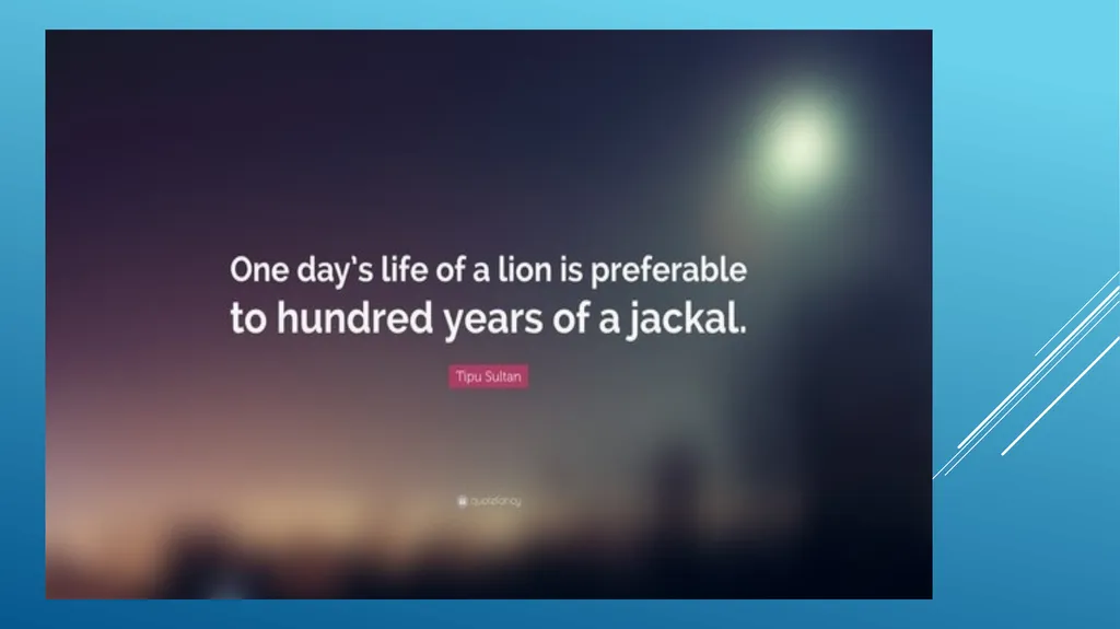 TIPU SULTAN (1750-1799) After the decline of - slide 9 of 9