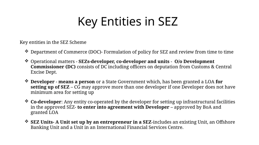 Special Economic Zones-SEZ Dr M. S. Krishna Kumar, - slide 4 of 21