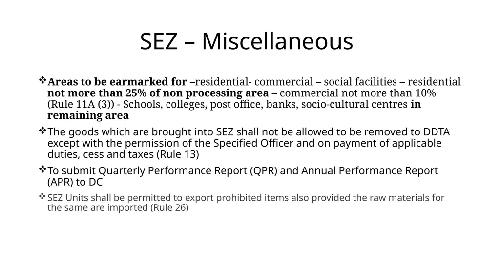 Special Economic Zones-SEZ Dr M. S. Krishna Kumar, - slide 18 of 21