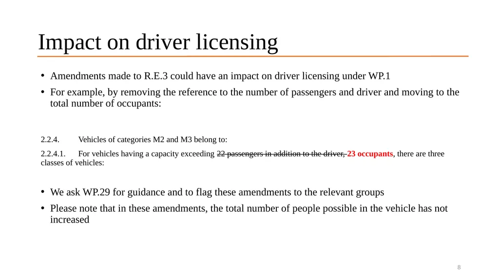 Vehicle categories associated with Automated - slide 8 of 15