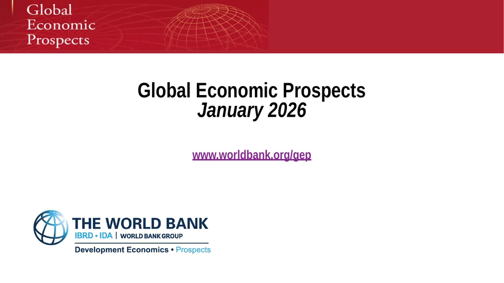 Global Economic Prospects January 2026