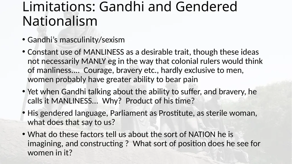 Gandhi in an Imperial World Modernity, Empire and - slide 25 of 29
