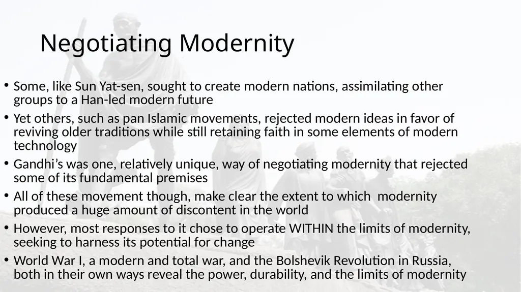 Gandhi in an Imperial World Modernity, Empire and - slide 29 of 29