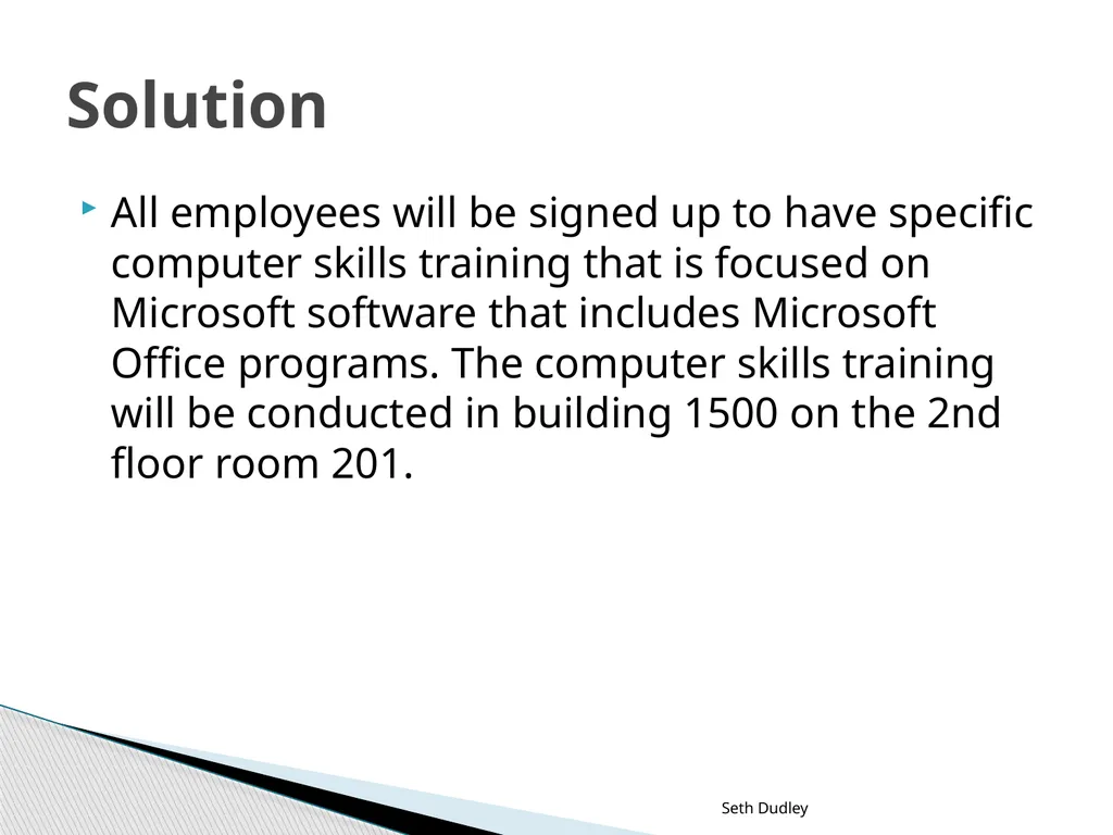 Computer Training Implementation in the Norfolk - slide 6 of 15