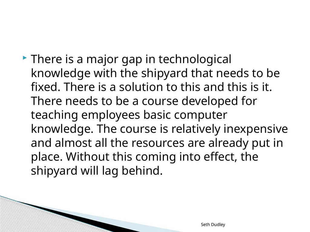 Computer Training Implementation in the Norfolk - slide 14 of 15
