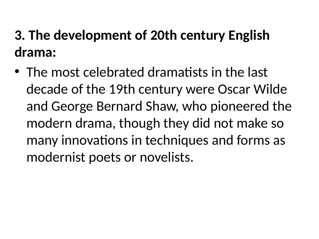 An overview on Modern Literature Dr. Betül ALTAŞ - slide 11 of 14