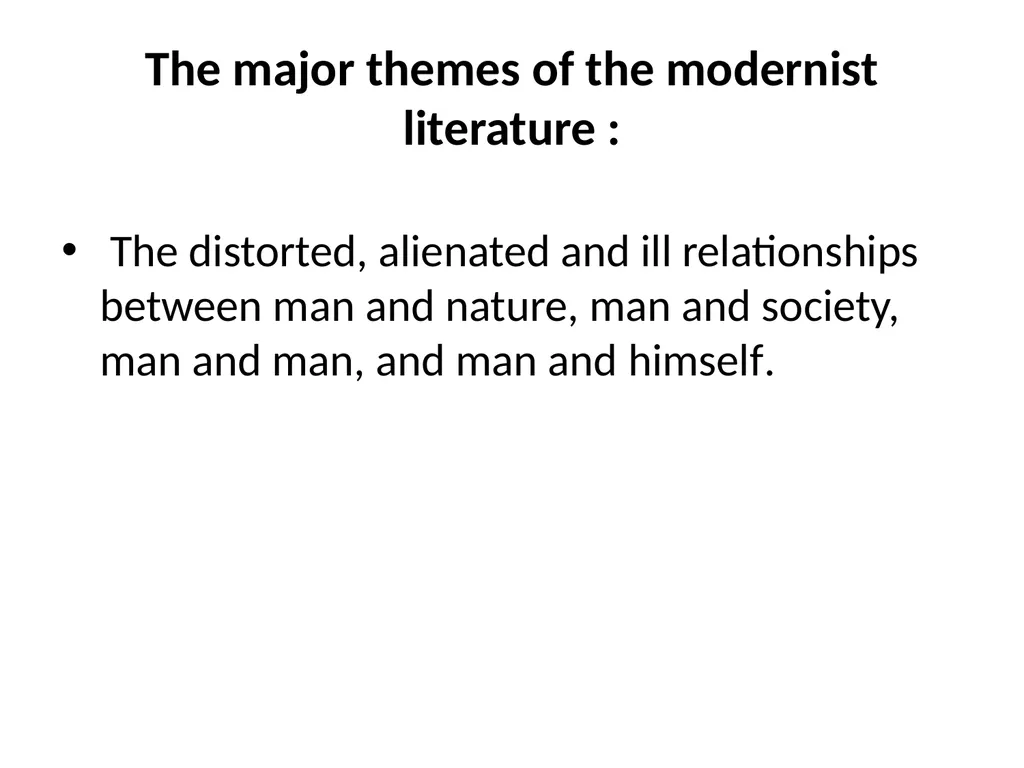 An overview on Modern Literature Dr. Betül ALTAŞ - slide 13 of 14