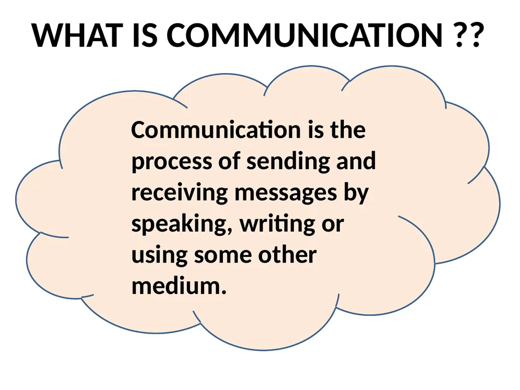 COMMUNICATION IN MODERN TIMES WHAT IS - slide 3 of 16