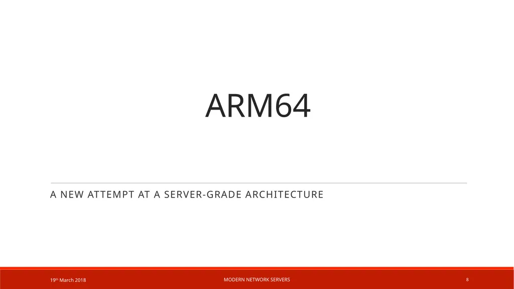 Modern network servers Example network service: - slide 8 of 17