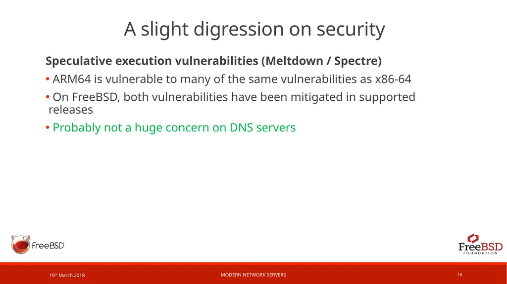 Modern network servers Example network service: - slide 16 of 17