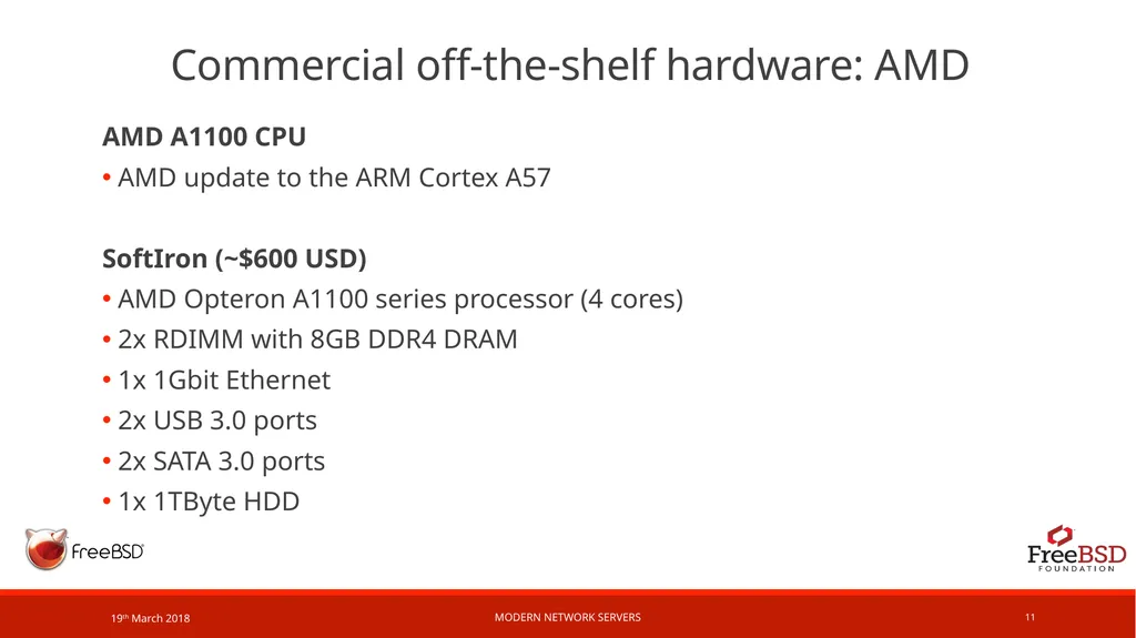 Modern network servers Example network service: - slide 11 of 17