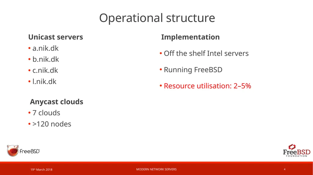 Modern network servers Example network service: - slide 4 of 17