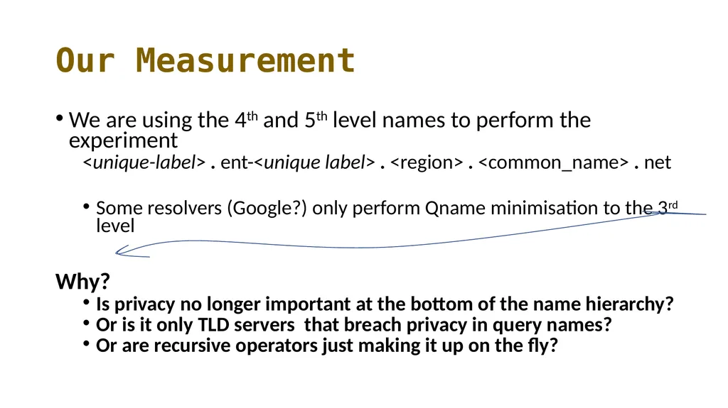 Measuring Query Name Minimization Geoff Huston - slide 16 of 19