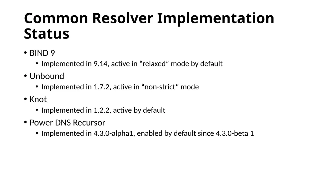 Measuring Query Name Minimization Joao Damas Geoff - slide 5 of 18