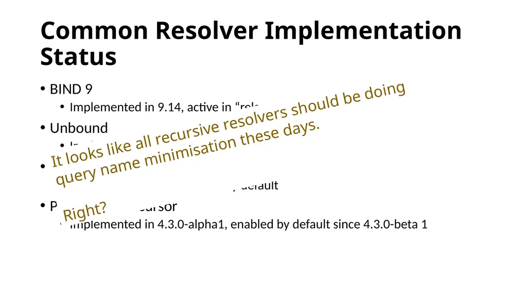 Measuring Query Name Minimization Joao Damas Geoff - slide 6 of 18
