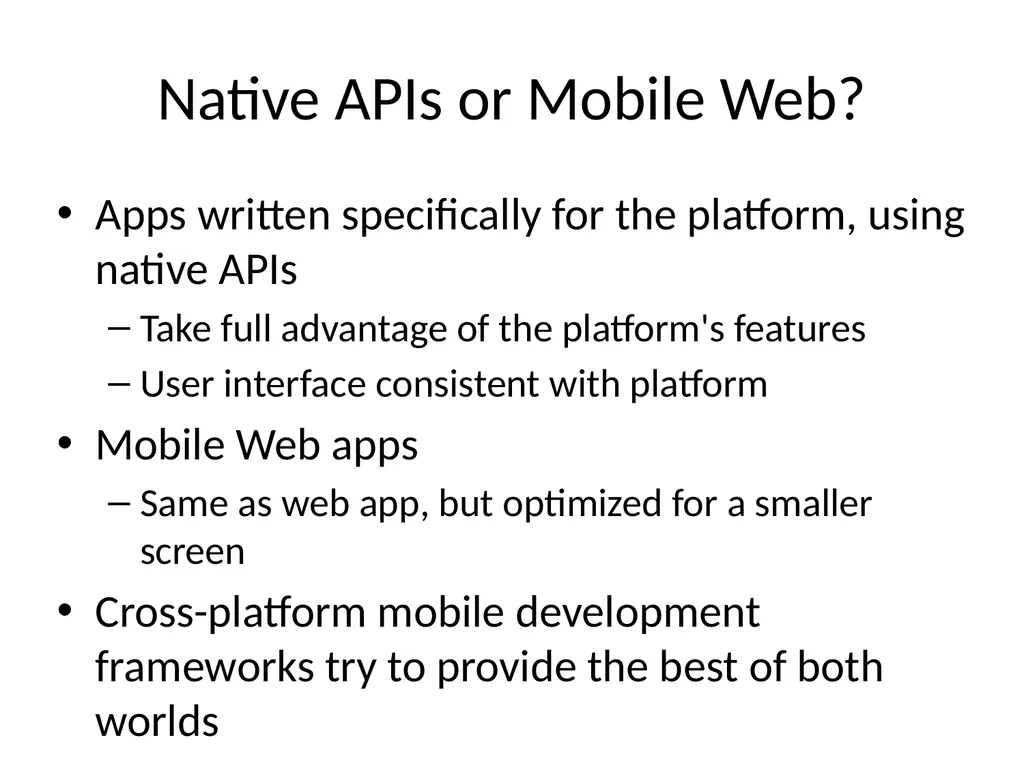 Ch 8: Mobile Development Security CNIT 128: - slide 23 of 63
