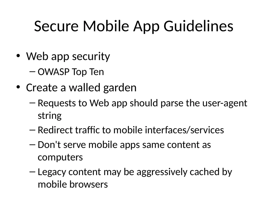 Ch 8: Mobile Development Security CNIT 128: - slide 28 of 63